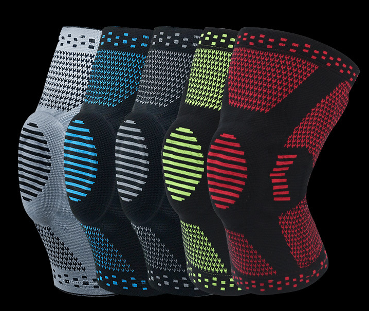 Wholesale knee pads sports outdoor basketball protective meniscus leg cover running fitness squat knee protector can be customized