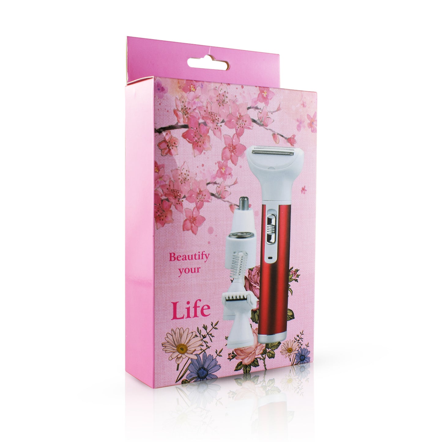 Foreign trade new style  multifunctional trimmer charging lady shaver electric hair remover nose hair eyebrow trimming set