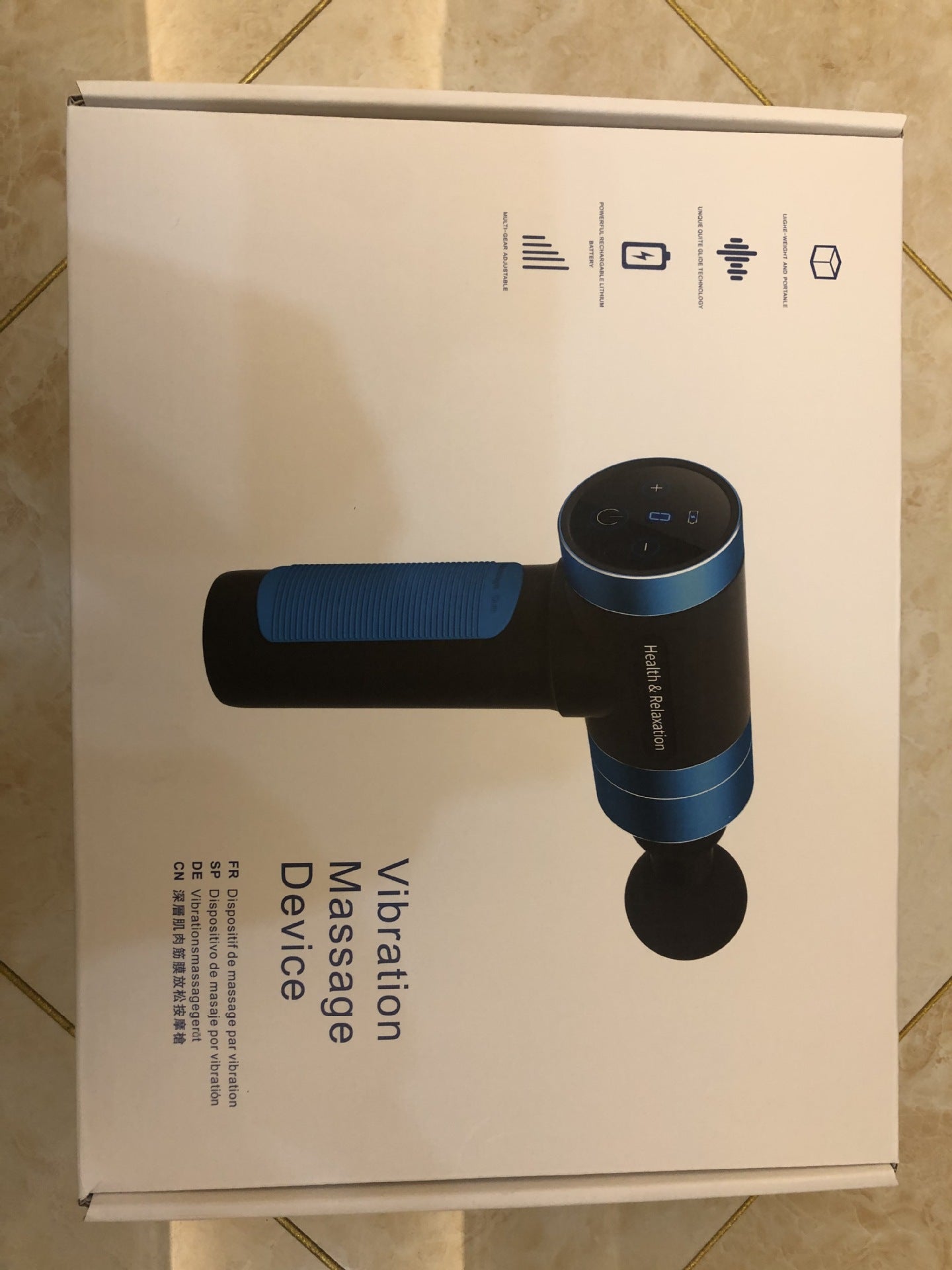 New muscle gun muscle massager USB charging portable electric home outdoor fitness muscle relaxation massage