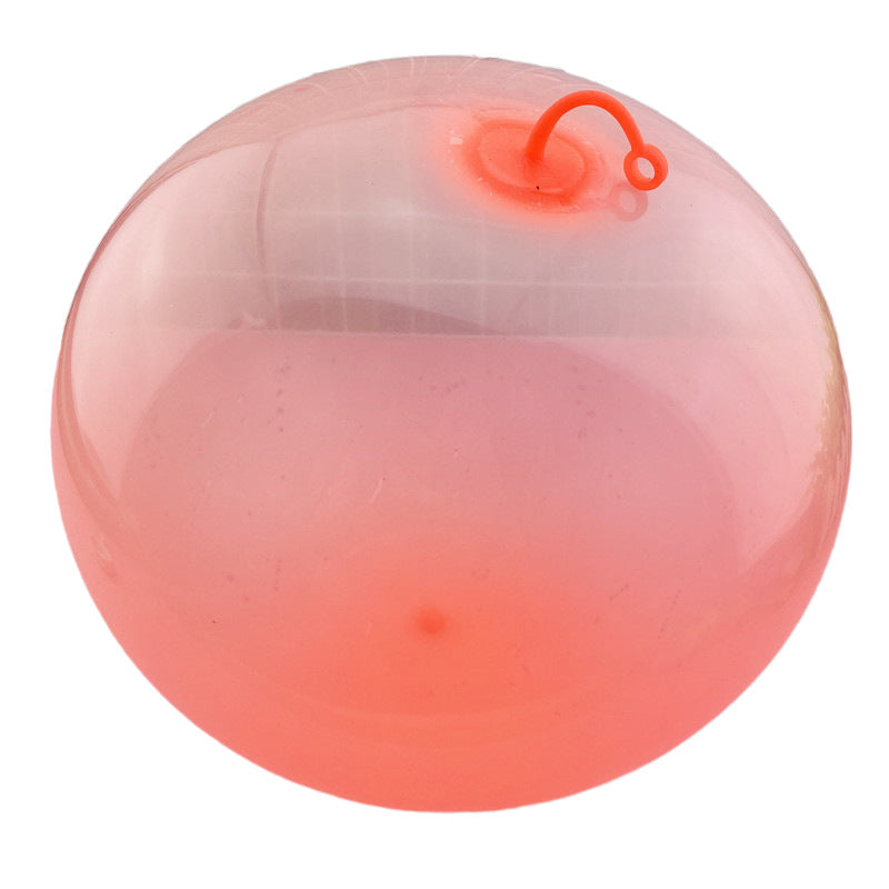 Cross-border hot sale TPR blowing bubble ball soft rubber big light elastic air ball children's oversized inflatable ball toy
