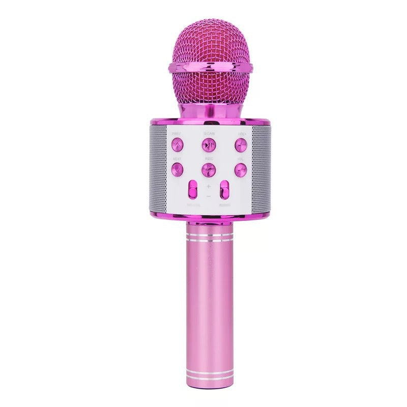 Ws858 mobile phone K song treasure handheld KTV microphone audio wireless bluetooth microphone child microphone variable sound