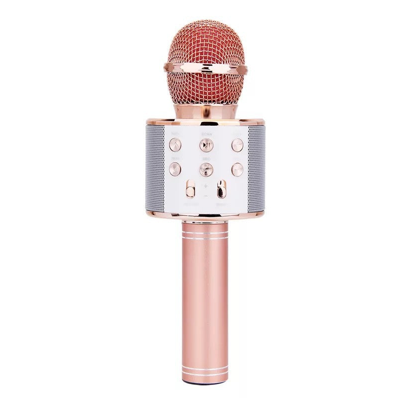 Ws858 mobile phone K song treasure handheld KTV microphone audio wireless bluetooth microphone child microphone variable sound