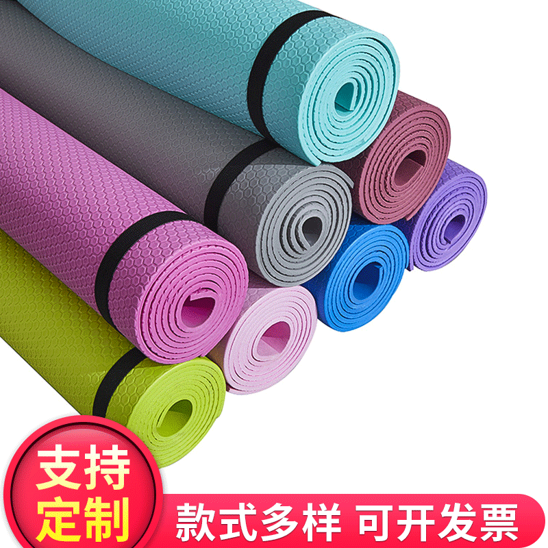 Eva yoga mat 3-6mm fitness mat moisture-proof non-slip yoga mat thick EVA anti-skid yoga mat