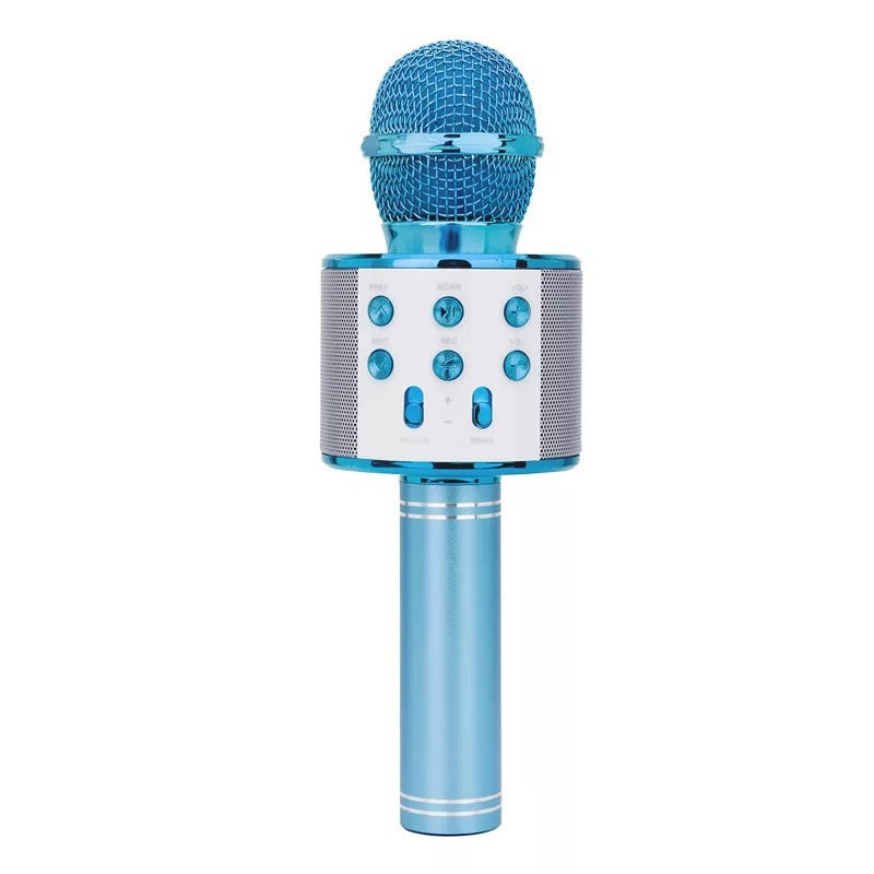 Ws858 mobile phone K song treasure handheld KTV microphone audio wireless bluetooth microphone child microphone variable sound