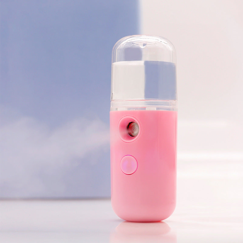 Small pill nano spray moisturizer steam face device mini cold spray portable beauty device humidifier can spray alcohol