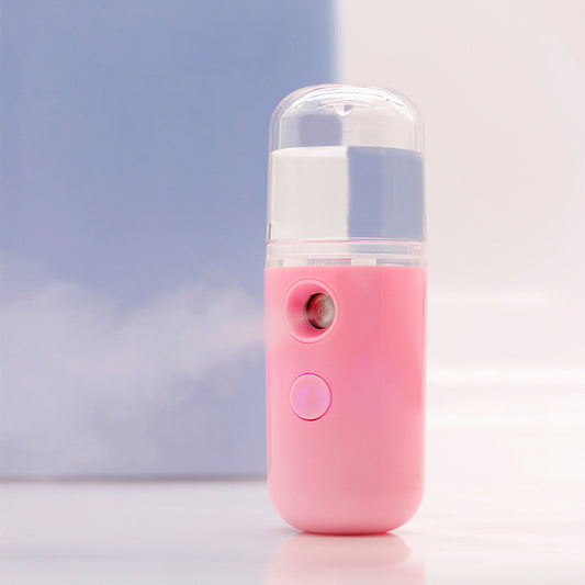 Small pill nano spray moisturizer steam face device mini cold spray portable beauty device humidifier can spray alcohol