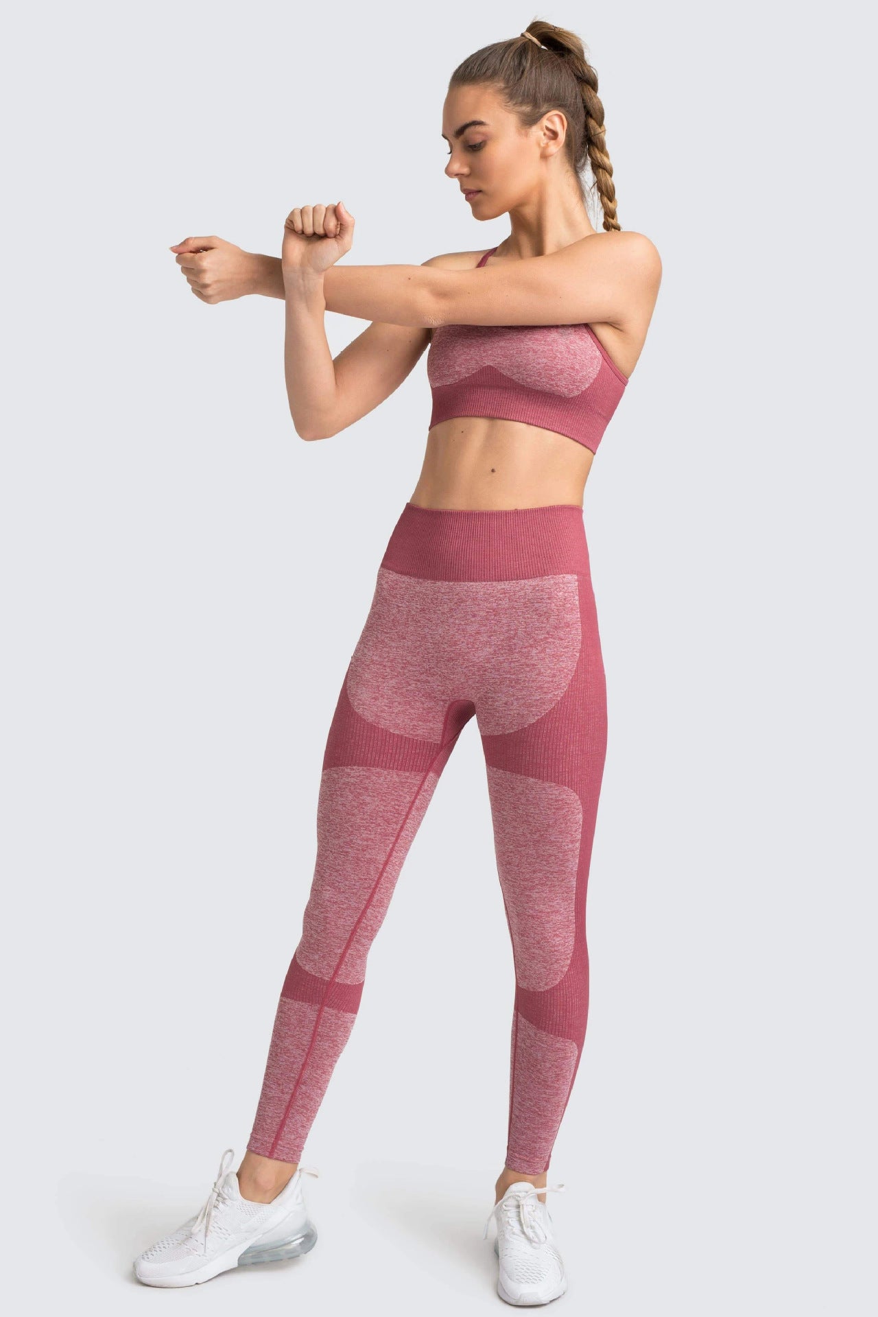 Cross-border European and American quick-drying fitness sports bra beautiful back sexy sports underwear seamless yoga vest female bar