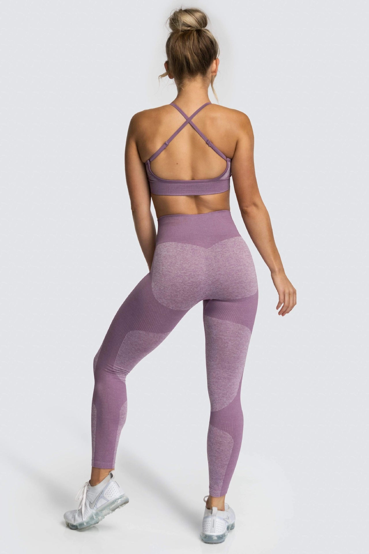 Cross-border European and American quick-drying fitness sports bra beautiful back sexy sports underwear seamless yoga vest female bar