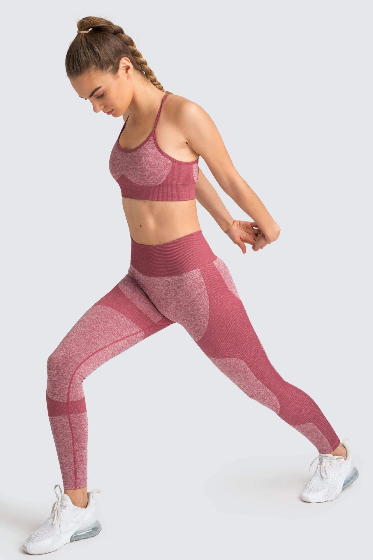 Cross-border European and American quick-drying fitness sports bra beautiful back sexy sports underwear seamless yoga vest female bar