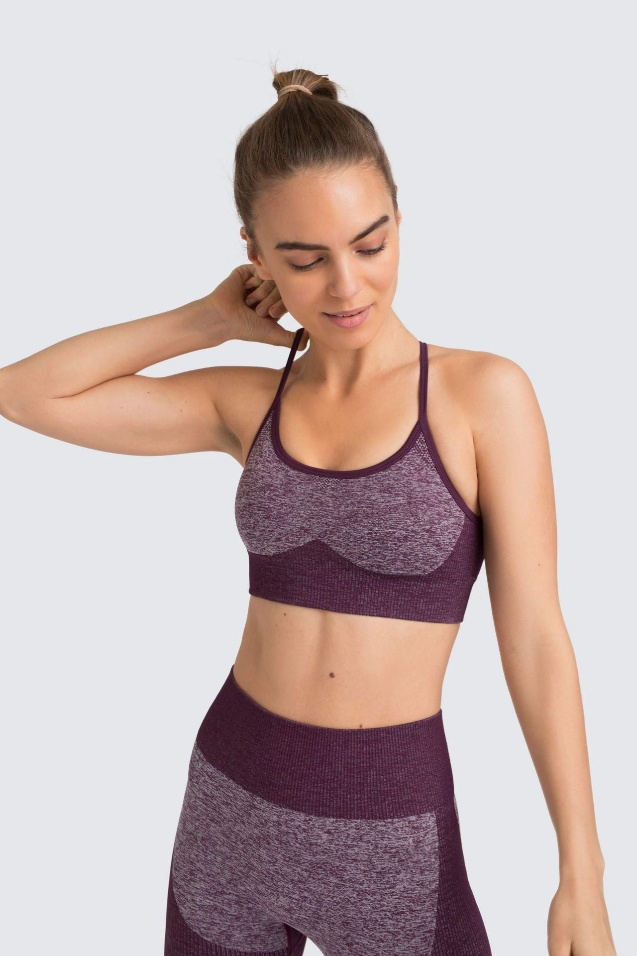 Cross-border European and American quick-drying fitness sports bra beautiful back sexy sports underwear seamless yoga vest female bar