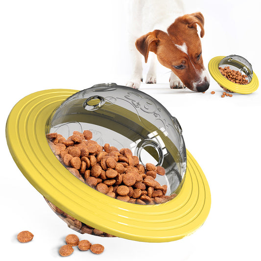 Gnawing Bite-resistant Dog Toy Frisbee Ufo Leakage Food Ball Puzzle Dog Supplies Pet Supplies