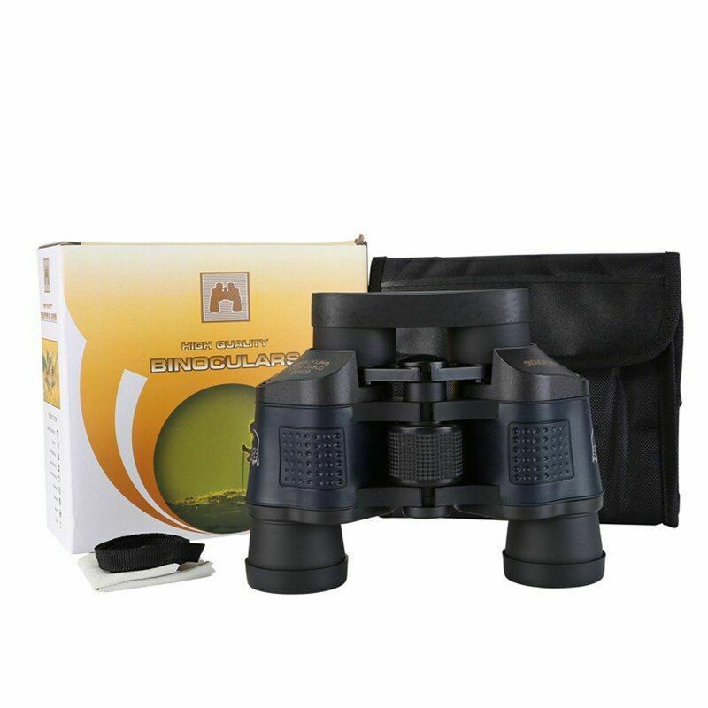 60x60 Binoculars with Night Vision Binoculars Clear Red Film Outdoor Binoculars