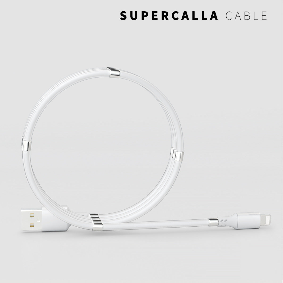 supercalla magnetic data cable cross-border magic rope magnetic data cable magnetic absorption data cable
