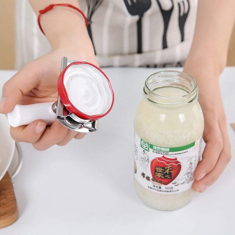 Stainless steel screw cap artifact can opener glass can opener artifact screw cap screwdriver labor-saving