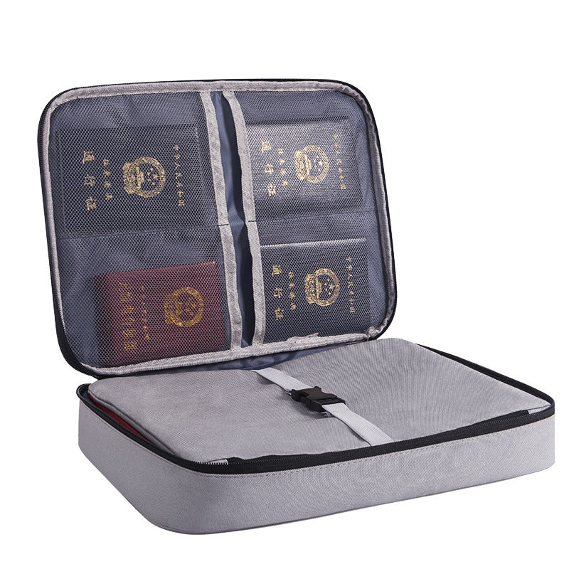 Home Document Storage Bag Family Multi-layer Large-capacity File File Package Travel Passport Bag Storage Bag