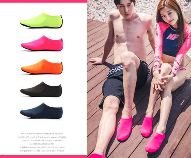 Beach socks snorkeling shoe cover general equipment swimming diving socks snorkeling socks swimming socks non-slip (Leica)