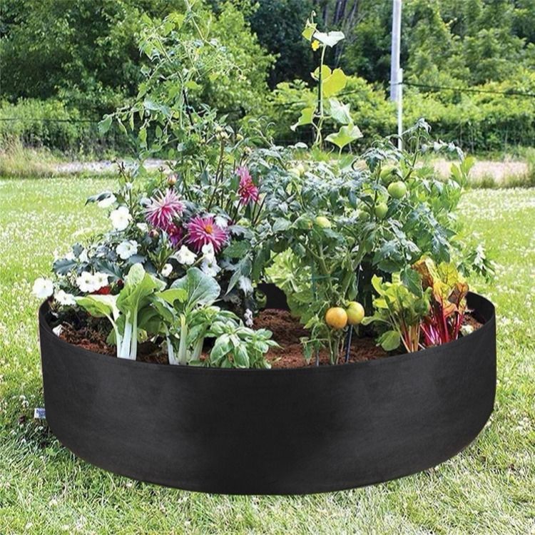 2020 cross-border explosion model vegetable seedling bag felt planting bag plant bag flower pot vegetable plant growth bag