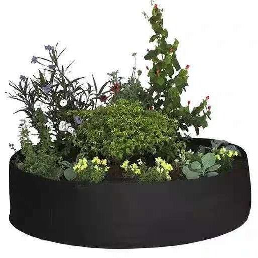 2020 cross-border explosion model vegetable seedling bag felt planting bag plant bag flower pot vegetable plant growth bag