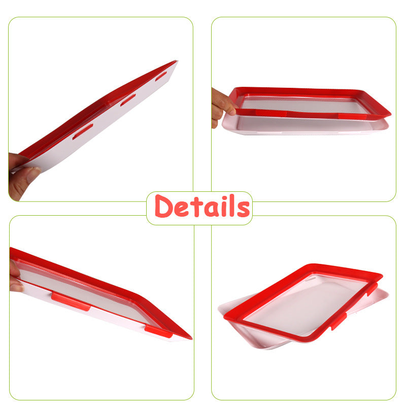 Factory direct vacuum preservation tray refrigerator cling film tray Food Preservation Tray spot