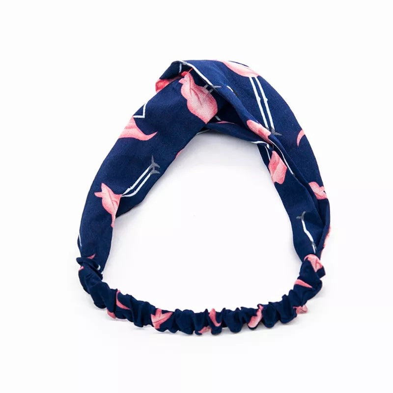 2019 new korean version of lady's flamingo hairband fashion elastic hairband selling cute selfie hair accessories manufacturer wholesale