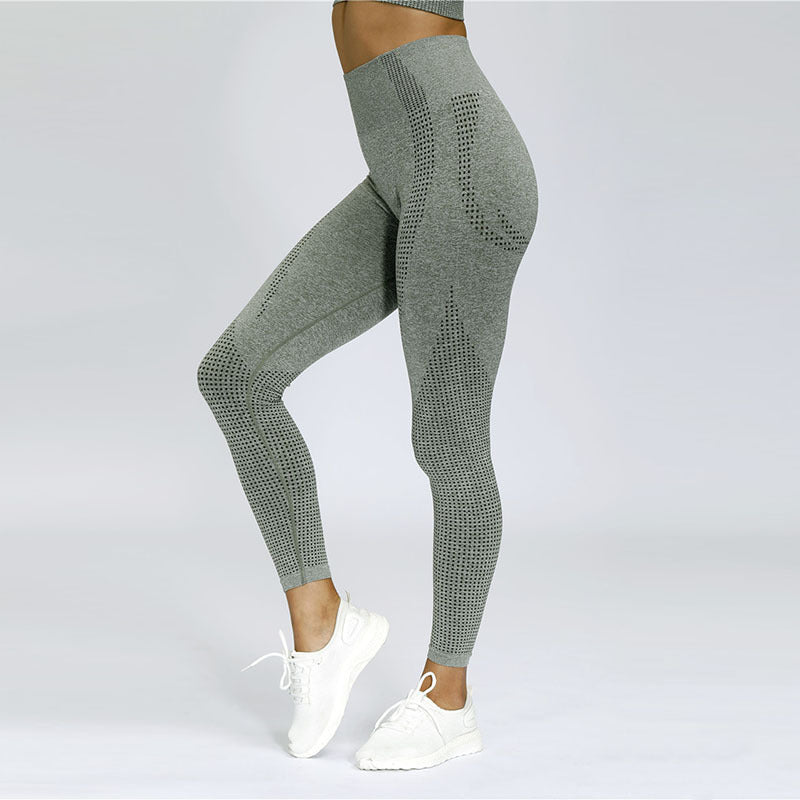 Autumn/Winter 2019 Yoga Wear Europe and America GYM Amazon High Waist Sports Tights Fitness Seamless Yoga