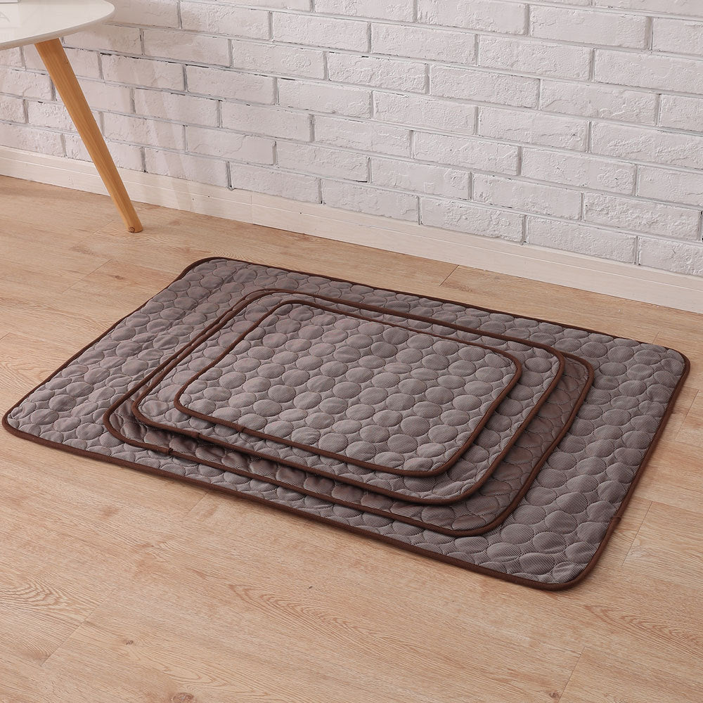 Cross-border new pet supplies wholesale summer mats pet mats ice silk cool pet doghouse cathouse manufacturers