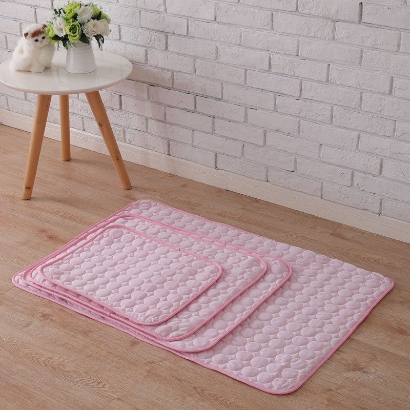 Cross-border new pet supplies wholesale summer mats pet mats ice silk cool pet doghouse cathouse manufacturers