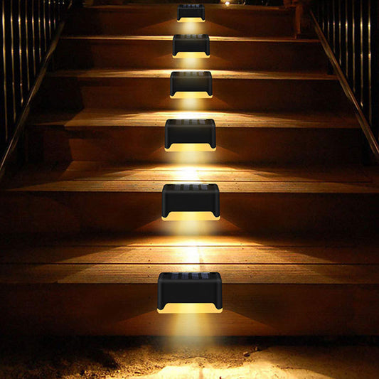 Wilder's new solar staircase lamp outdoor waterproof LED step lamp courtyard decoration landscape lamp railing lamp