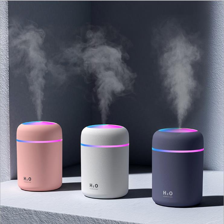 Creative colorful cup air humidifier home car portable USB mute color light cup humidifier custom gift