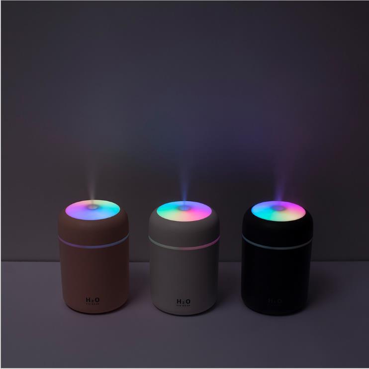Creative colorful cup air humidifier home car portable USB mute color light cup humidifier custom gift