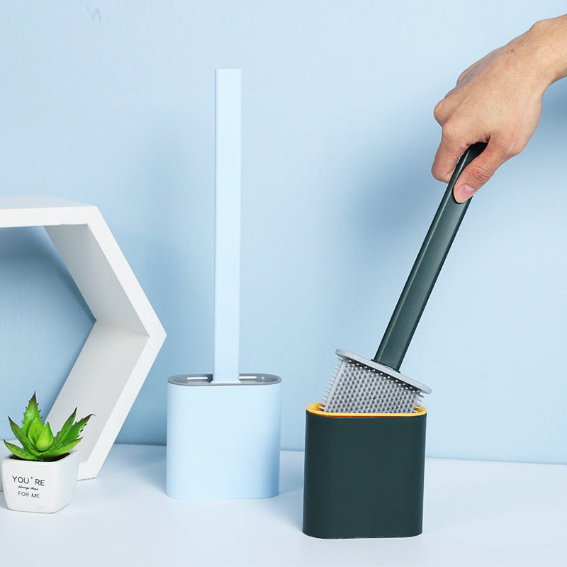 Muxi life bathroom cleaning brush, daily necessities brush, silicone creative new style no dead end toilet brush