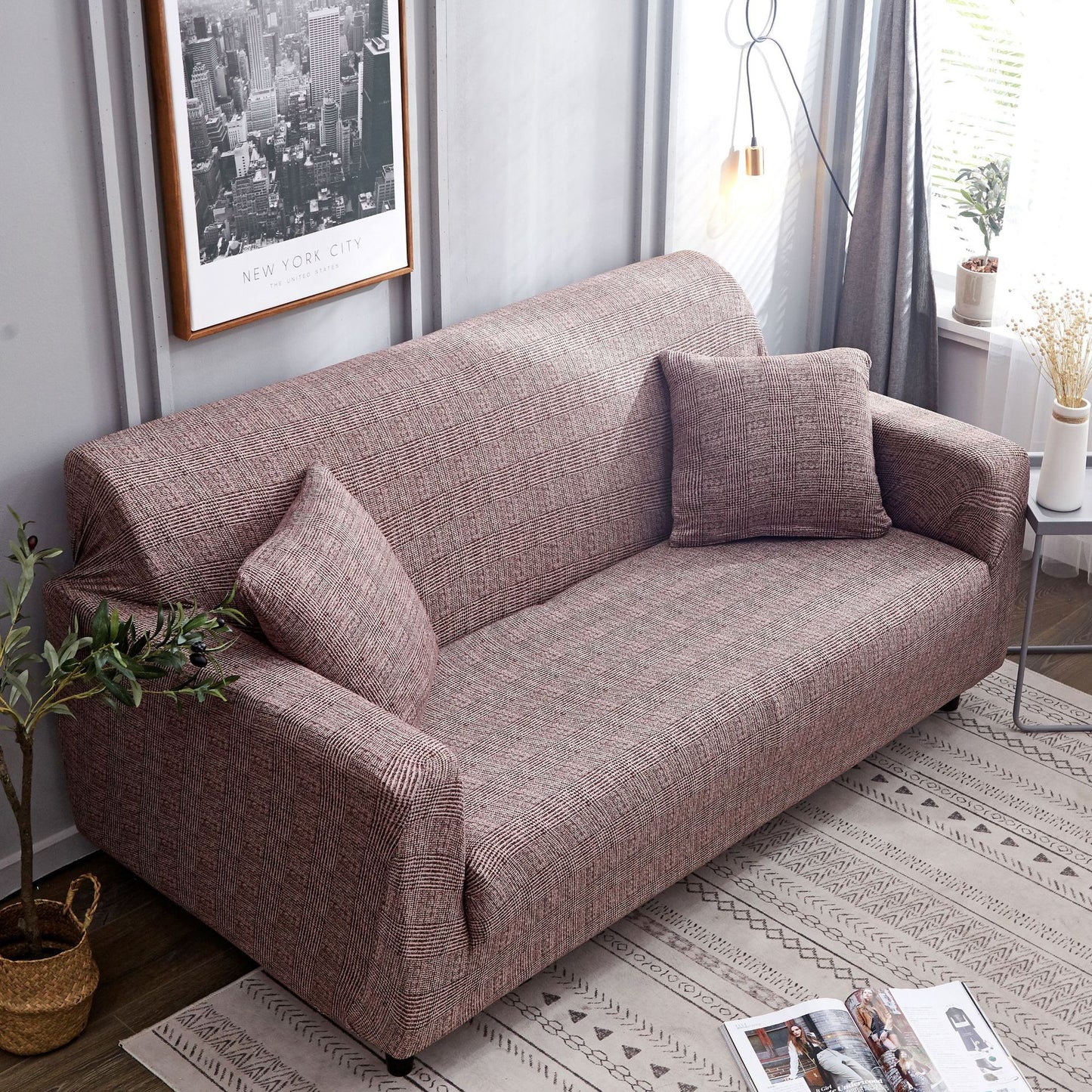 Cross-border elastic non-slip sofa cover all-inclusive universal combination fabric sofa towel sofa cushion fabric full sofa cover