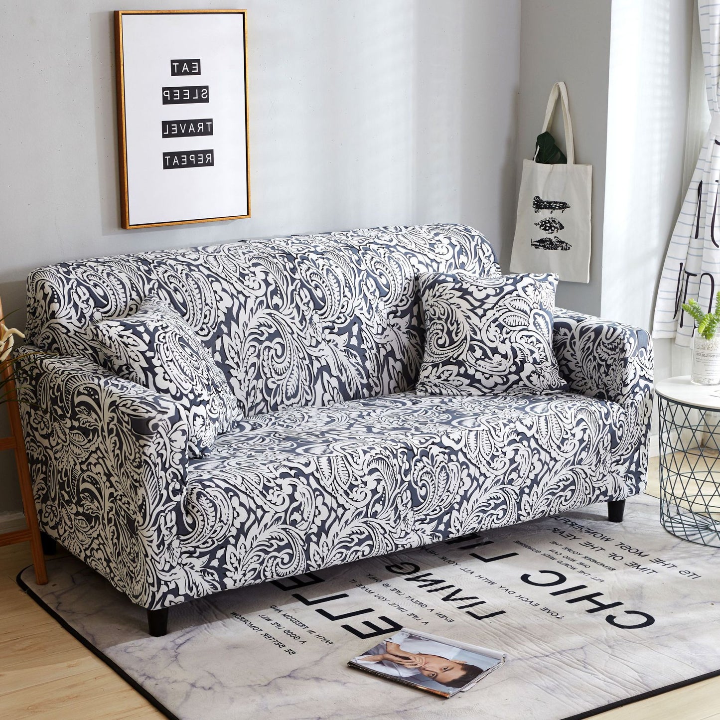 Cross-border elastic non-slip sofa cover all-inclusive universal combination fabric sofa towel sofa cushion fabric full sofa cover