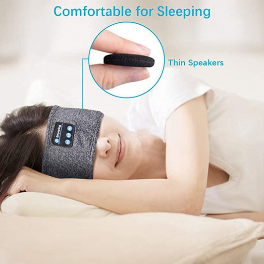 Factory Outlet Sleep Headphones Bluetooth Headscarf Headband Wireless Music Sports Headband Built-in Sleep Music Eye Mask