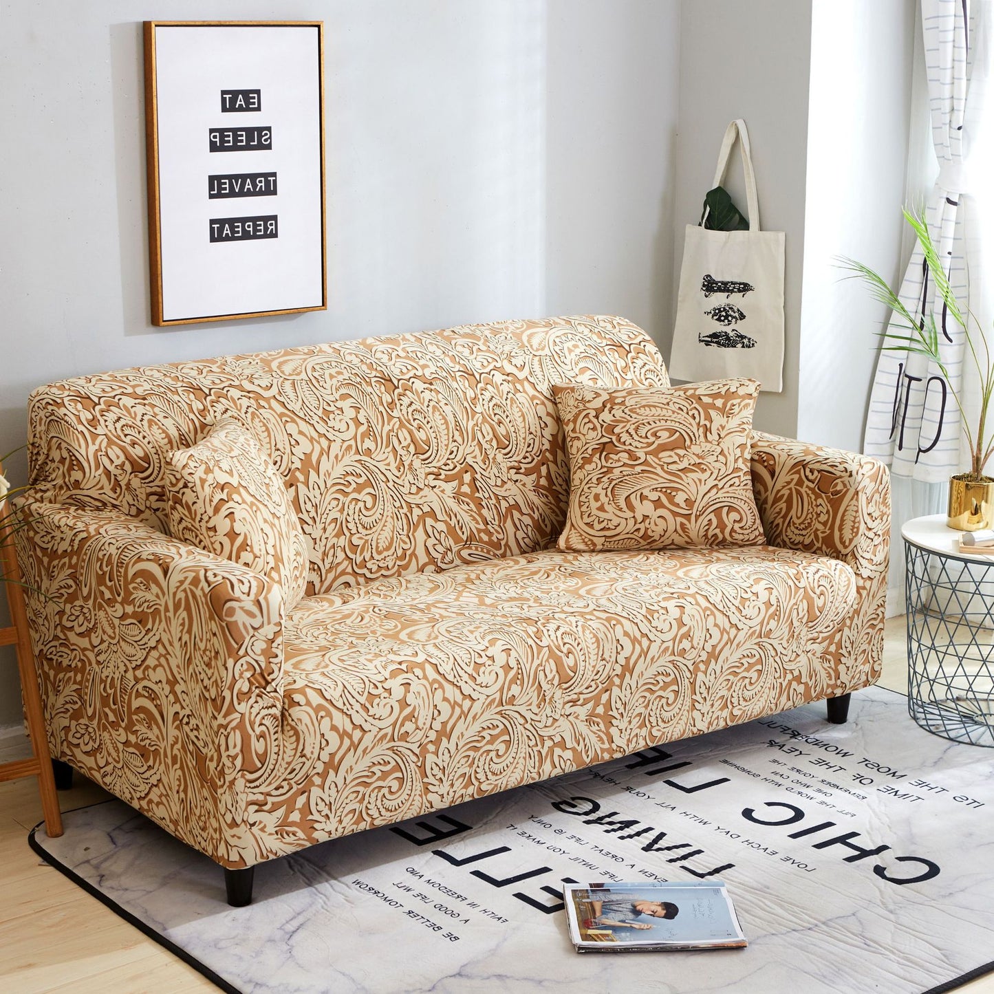 Cross-border elastic non-slip sofa cover all-inclusive universal combination fabric sofa towel sofa cushion fabric full sofa cover