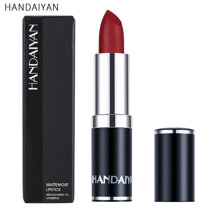 Cross-border source HANDAIYAN/Han Daiyan matte matte lipstick moisturizing lipstick velvet moisturizing lipstick