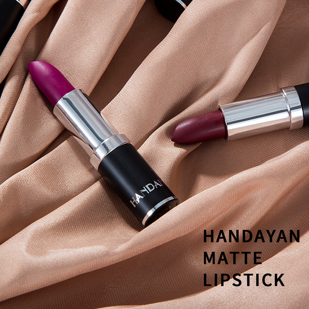 Cross-border source HANDAIYAN/Han Daiyan matte matte lipstick moisturizing lipstick velvet moisturizing lipstick