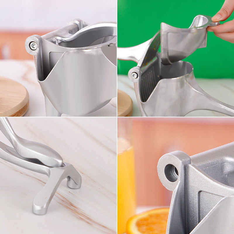 Household aluminum alloy manual juicer baby fruit juicer lemon clip juicer mini juicer squeeze juice