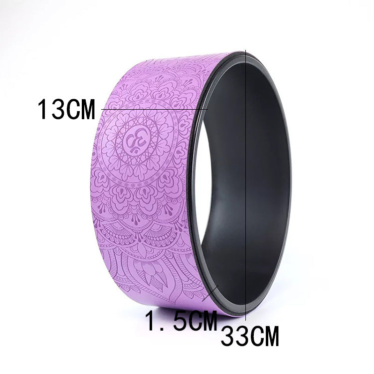 Yoga wheel yoga wheel PU back bend artifact Dharma wheel Pilates circle yoga fitness machine yoga auxiliary wheel