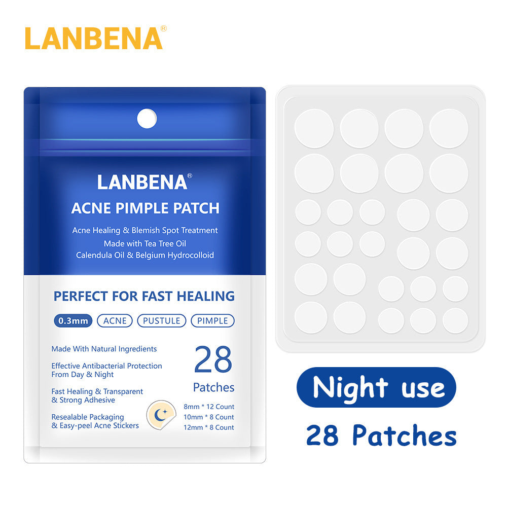 LANBNEA tea tree acne patch daily/night acne patch to fade acne marks Ultra-thin 0.1mm acne patch OEM