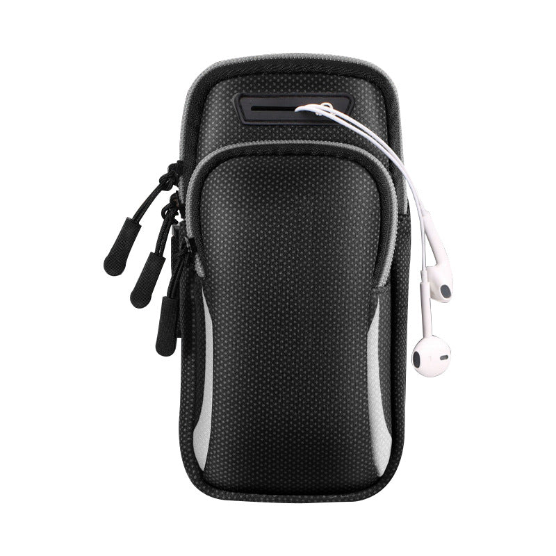 Outdoor sports mobile phone arm bag men and women running arm bag Huawei Apple universal mobile phone bag waterproof wrist bag bag