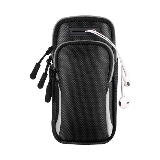 Outdoor sports mobile phone arm bag men and women running arm bag Huawei Apple universal mobile phone bag waterproof wrist bag bag