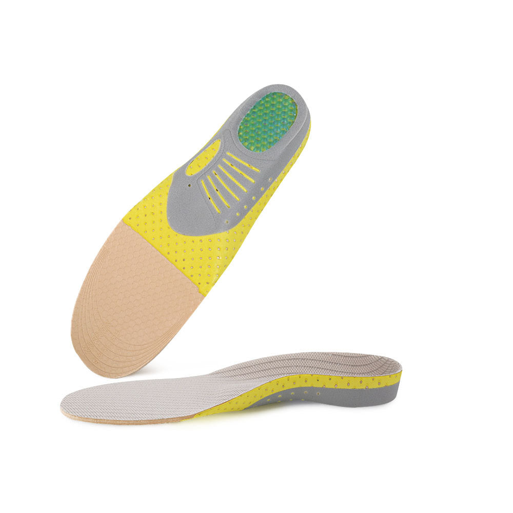 Arch sports men's shock absorption and sweat insole women's breathable basketball running orthopedic insole