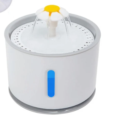 2.4L Automatic Pet Cat Water Fountain With LED Electric Mute Water Feeder USB Drinker Bowl Pet Drinking Fountain Dispenser