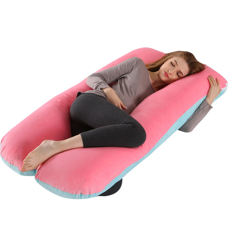 Factory direct sale multifunctional cotton washable cotton removable and washable maternity pillow waist side sleeping pillow Amazon wholesale