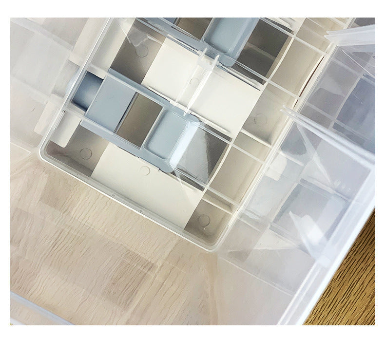 Wall-mounted divided grains tank, rice bucket, classification and metering, rice cylinder, automatic rice output, plastic storage tank, sealed tank