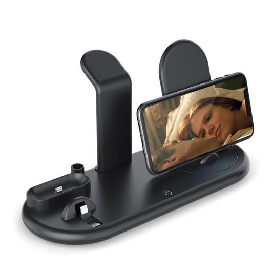 Factory direct sales new private model seven-in-one mobile phone wireless charging, cross-border dedicated wireless fast charging charger