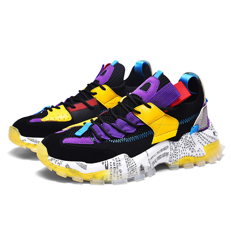 Daddy shoes men's fall 2020 new suction mold flying breathable sneakers running shoes fashion trend summer casual shoes