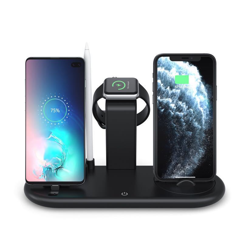 Factory direct sales new private model seven-in-one mobile phone wireless charging, cross-border dedicated wireless fast charging charger