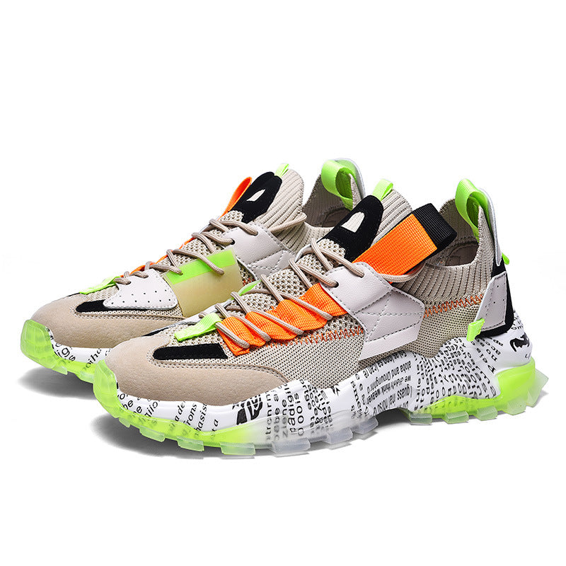 Daddy shoes men's fall 2020 new suction mold flying breathable sneakers running shoes fashion trend summer casual shoes
